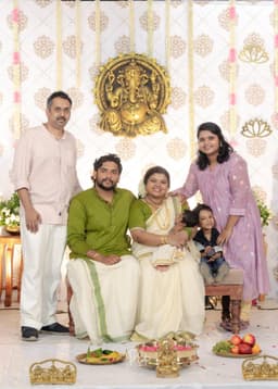 Family at a ceremony